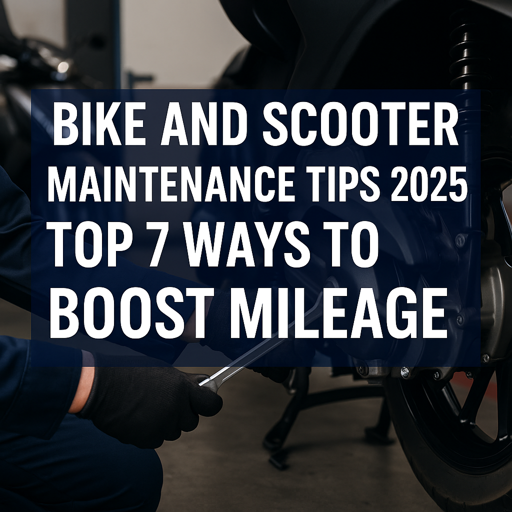 Bike and Scooter Maintenance Tips 2025: Top 7 Ways to Boost Mileage