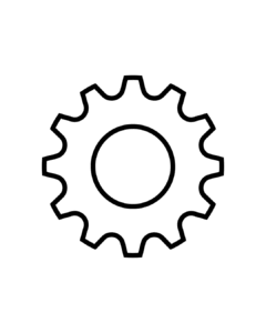 Gear icon symbolizing engine repair service